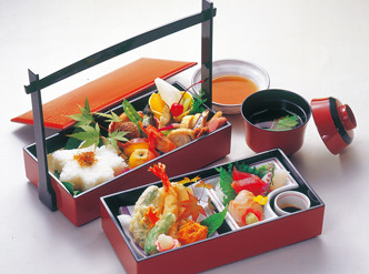 手提げ二段弁当